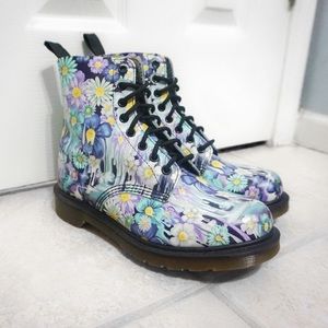 Dr. Martens Pascal Floral Slime Boots - Women’s 8